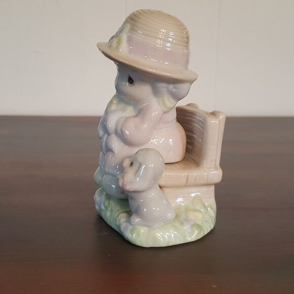 Vtg Enesco Precious Moments "Seasoned With a Smile" Salt & Pepper Shakers 1997 - Picture 2 of 9
